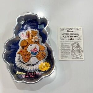 Wilton Industries Care Bears‎ Birthday Cake Baking Pan 1983 #2105-1793 VINTAGE